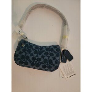 Coach Limited Pre-Edition 1987 Swinger 2-1 Shoulder Crossbody Bag Signature Deni